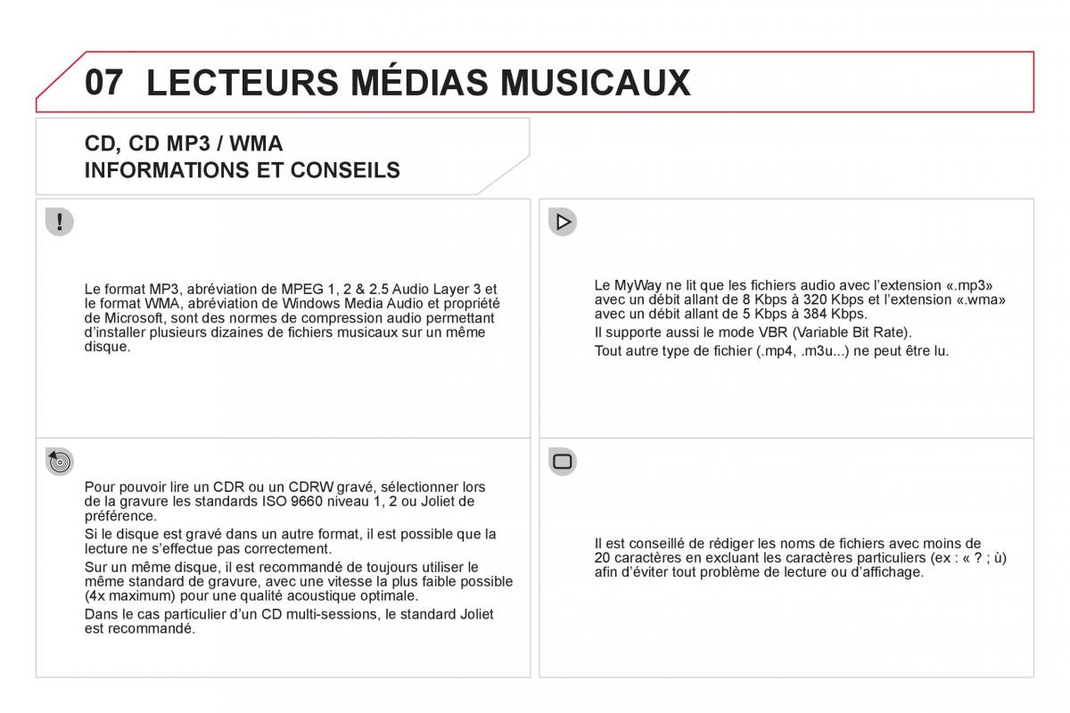 Citroen DS3 owners manual manuel du proprietaire / page 266