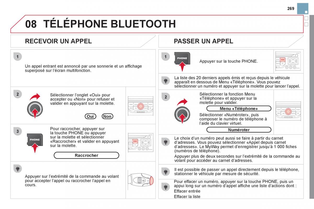 Citroen DS3 owners manual manuel du proprietaire / page 271