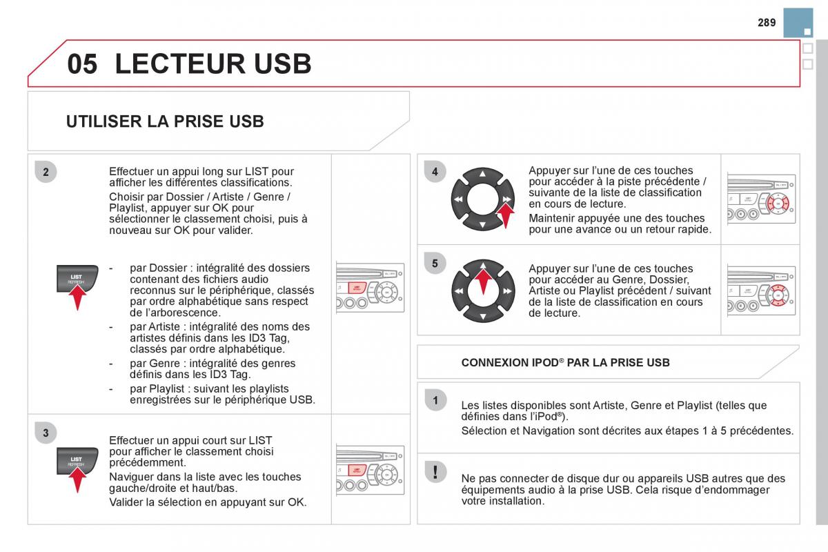 Citroen DS3 owners manual manuel du proprietaire / page 291