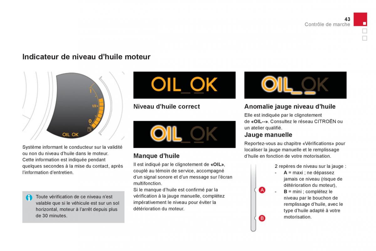 Citroen DS3 owners manual manuel du proprietaire / page 45