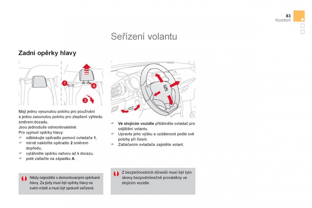 Citroen DS3 owners manual navod k obsludze / page 85