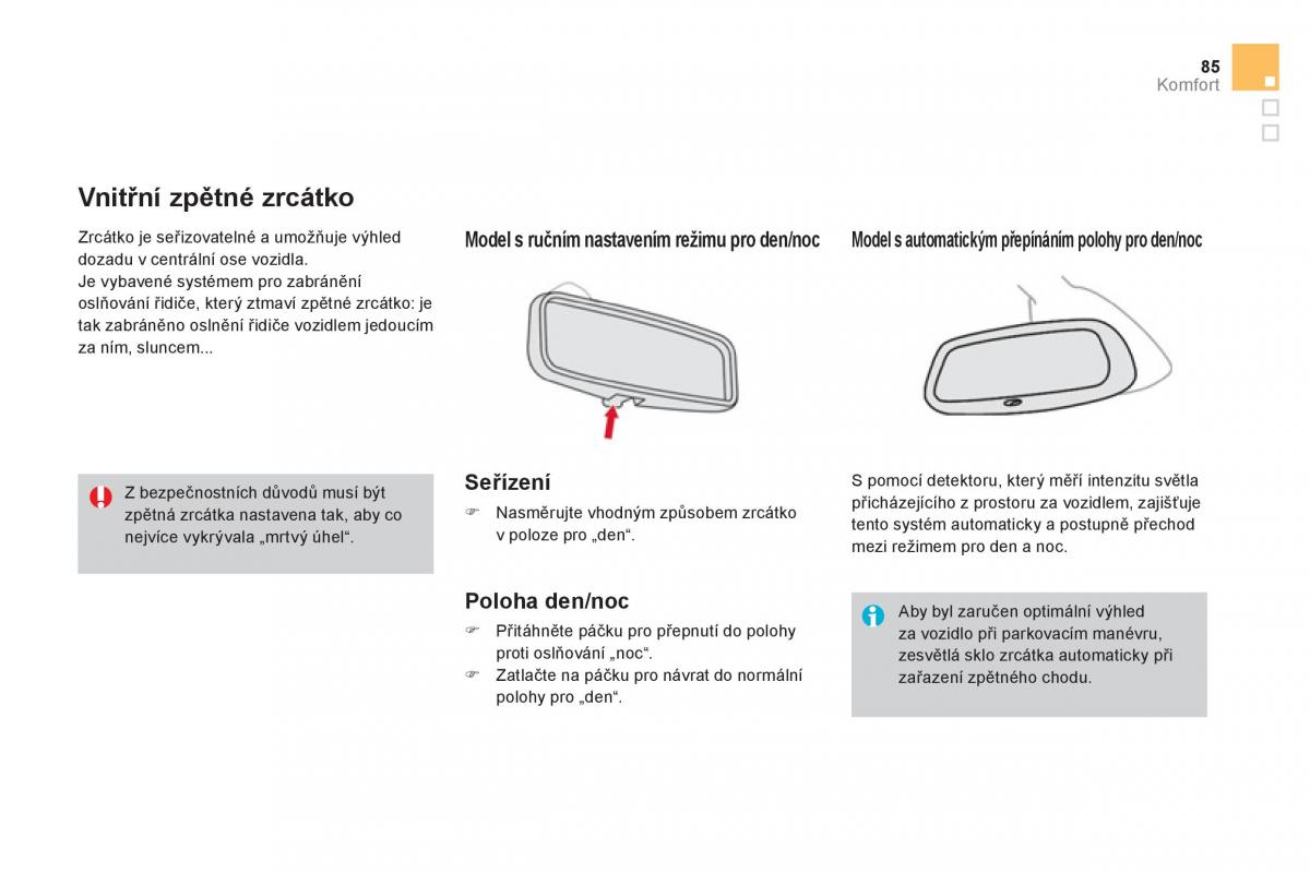 Citroen DS3 owners manual navod k obsludze / page 87