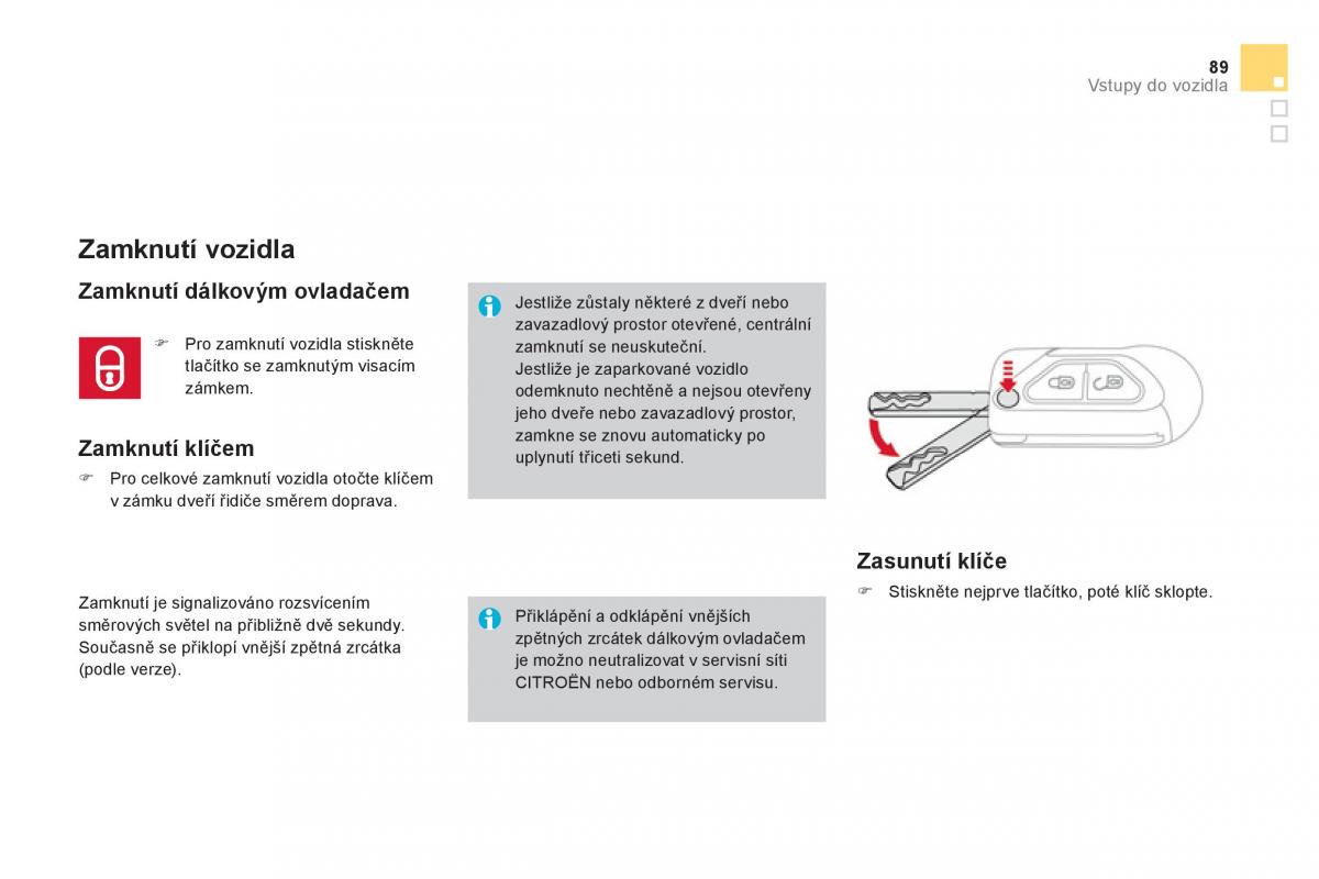 Citroen DS3 owners manual navod k obsludze / page 91