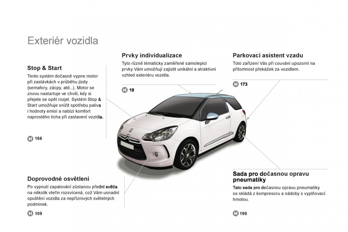 Citroen DS3 owners manual navod k obsludze / page 10