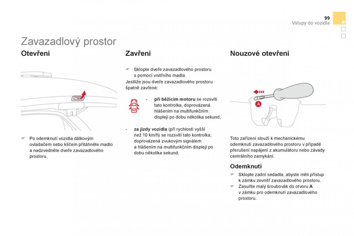 Citroen DS3 owners manual navod k obsludze / page 101