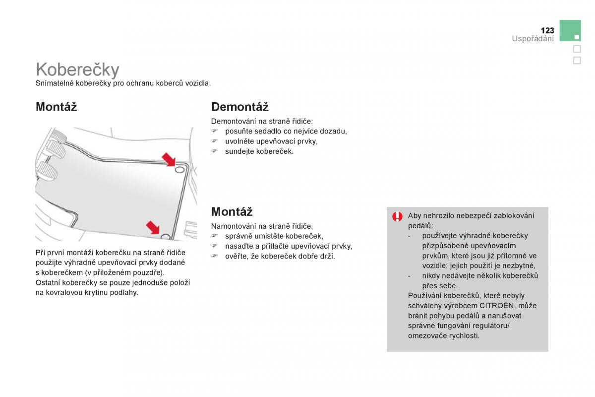 Citroen DS3 owners manual navod k obsludze / page 125