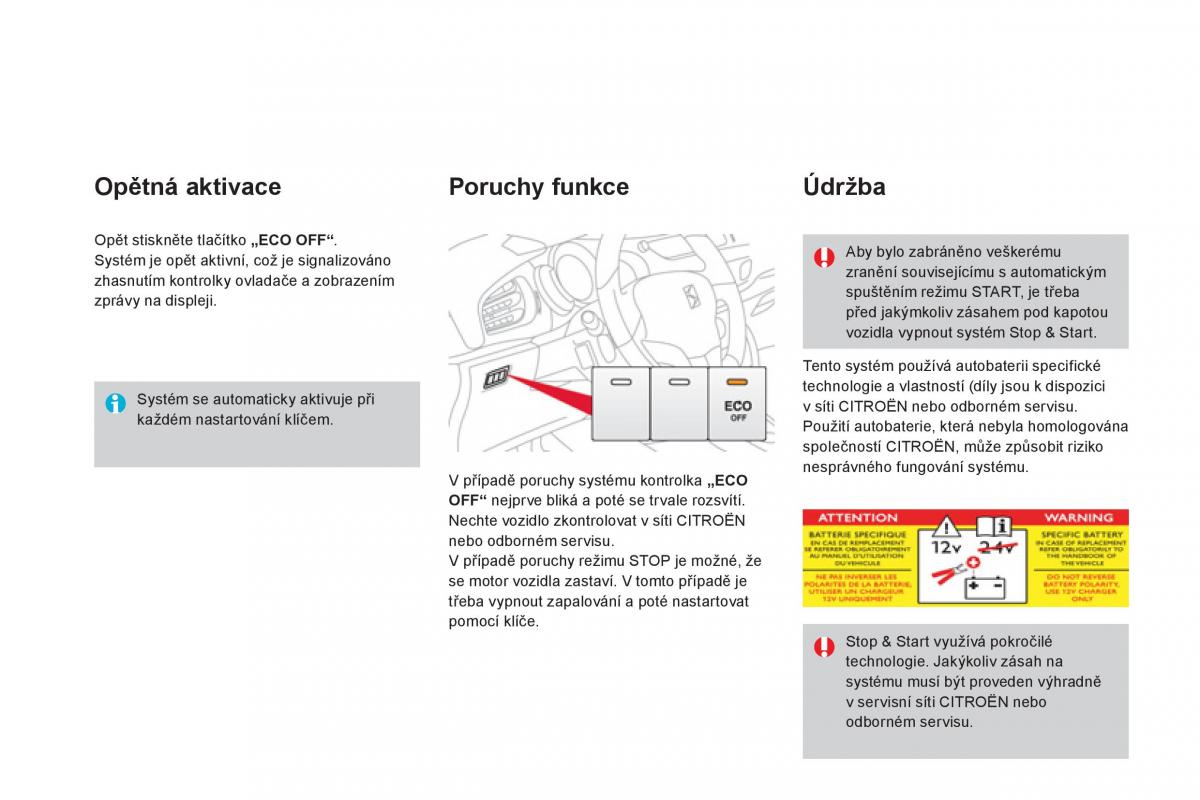 Citroen DS3 owners manual navod k obsludze / page 170