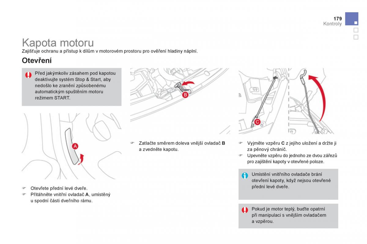 Citroen DS3 owners manual navod k obsludze / page 181