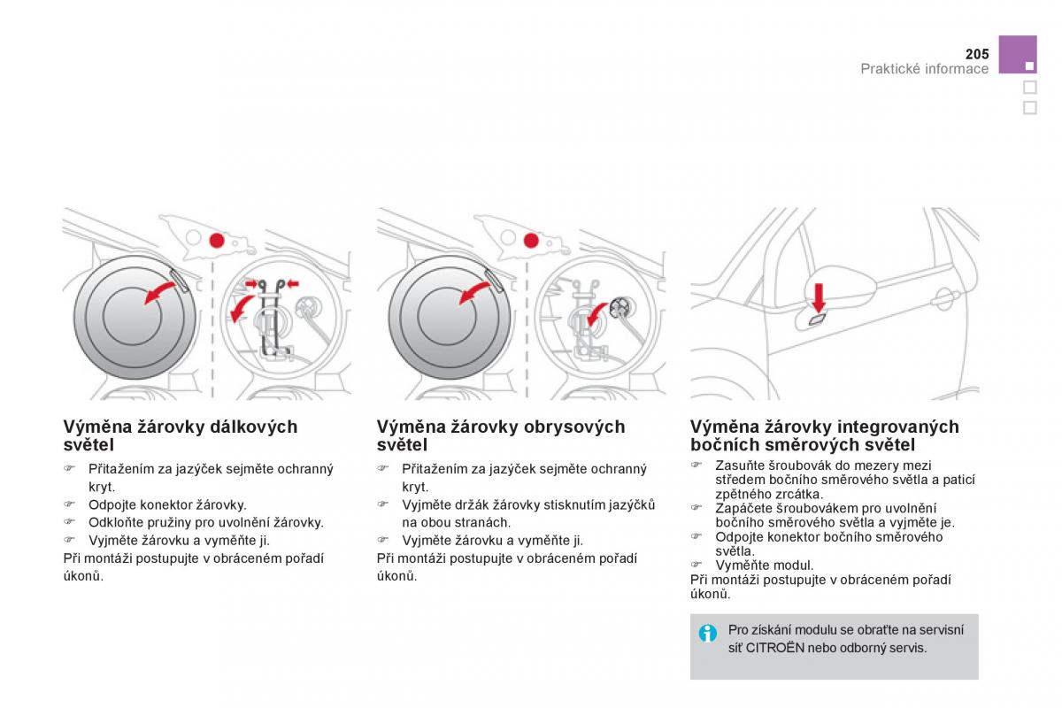 Citroen DS3 owners manual navod k obsludze / page 207