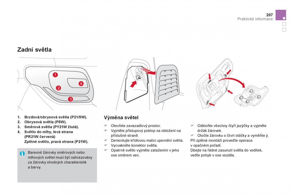 Citroen DS3 owners manual navod k obsludze / page 209