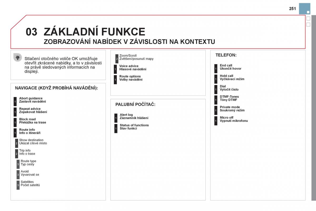 Citroen DS3 owners manual navod k obsludze / page 253