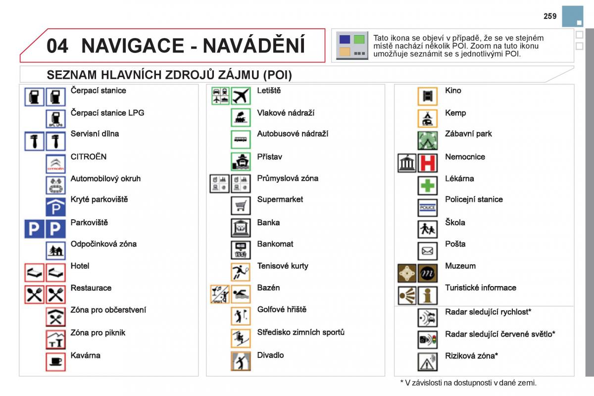 Citroen DS3 owners manual navod k obsludze / page 261