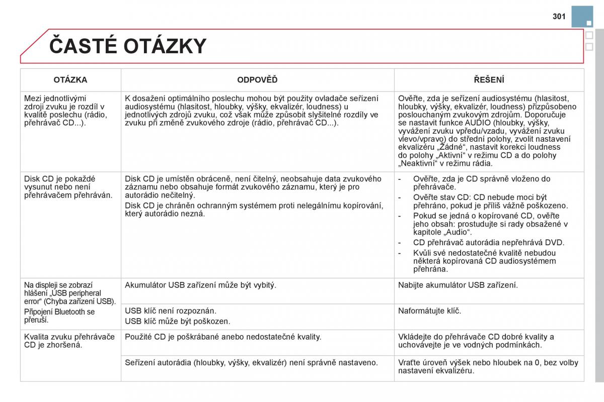 Citroen DS3 owners manual navod k obsludze / page 303