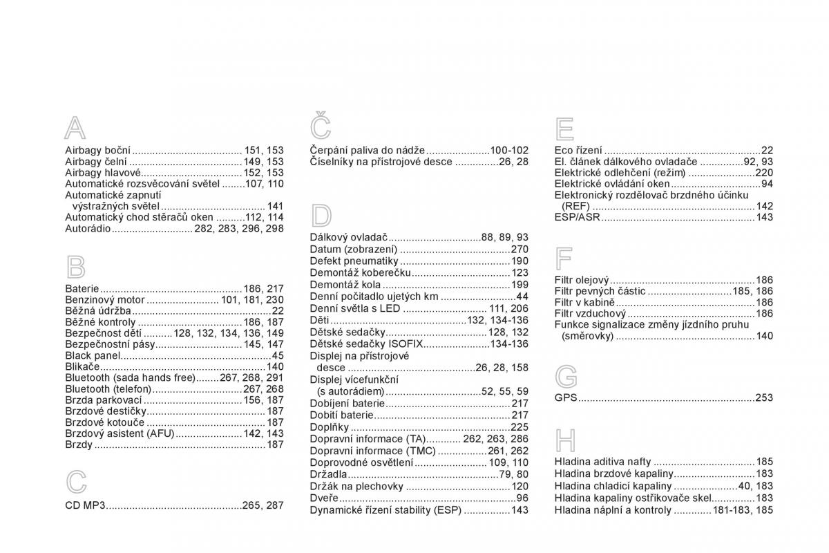 Citroen DS3 owners manual navod k obsludze / page 312