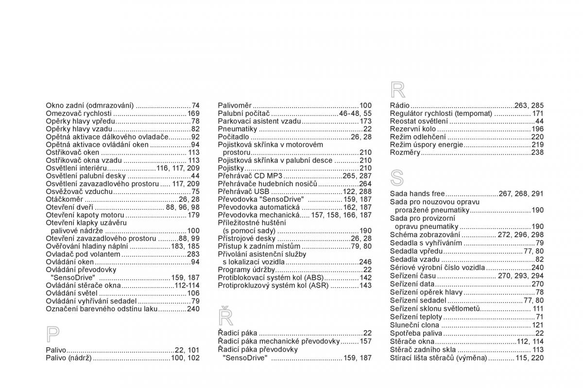 Citroen DS3 owners manual navod k obsludze / page 314