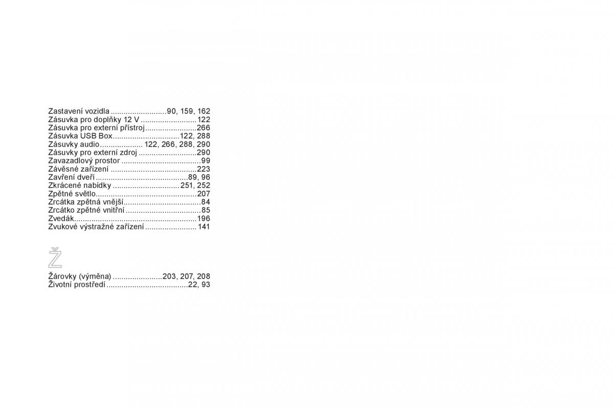 Citroen DS3 owners manual navod k obsludze / page 316