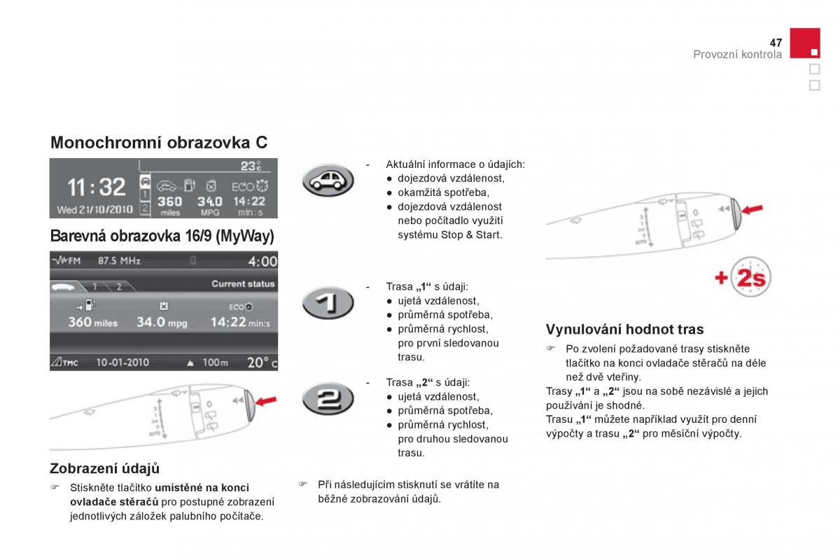 Citroen DS3 owners manual navod k obsludze / page 49