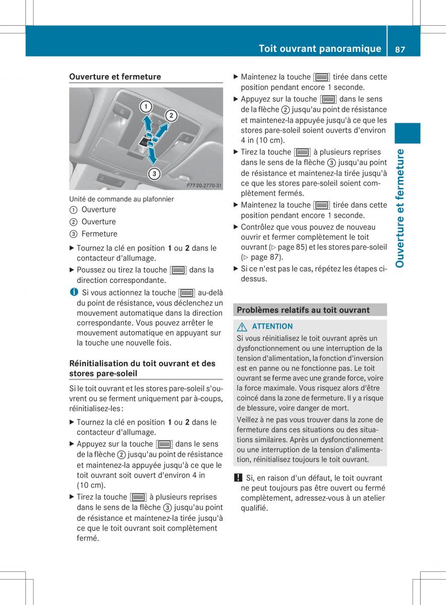 Mercedes Benz B Class W246 owners manual manuel du proprietaire / page 90