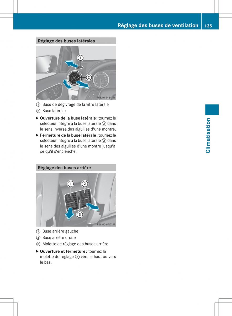 Mercedes Benz B Class W246 owners manual manuel du proprietaire / page 138