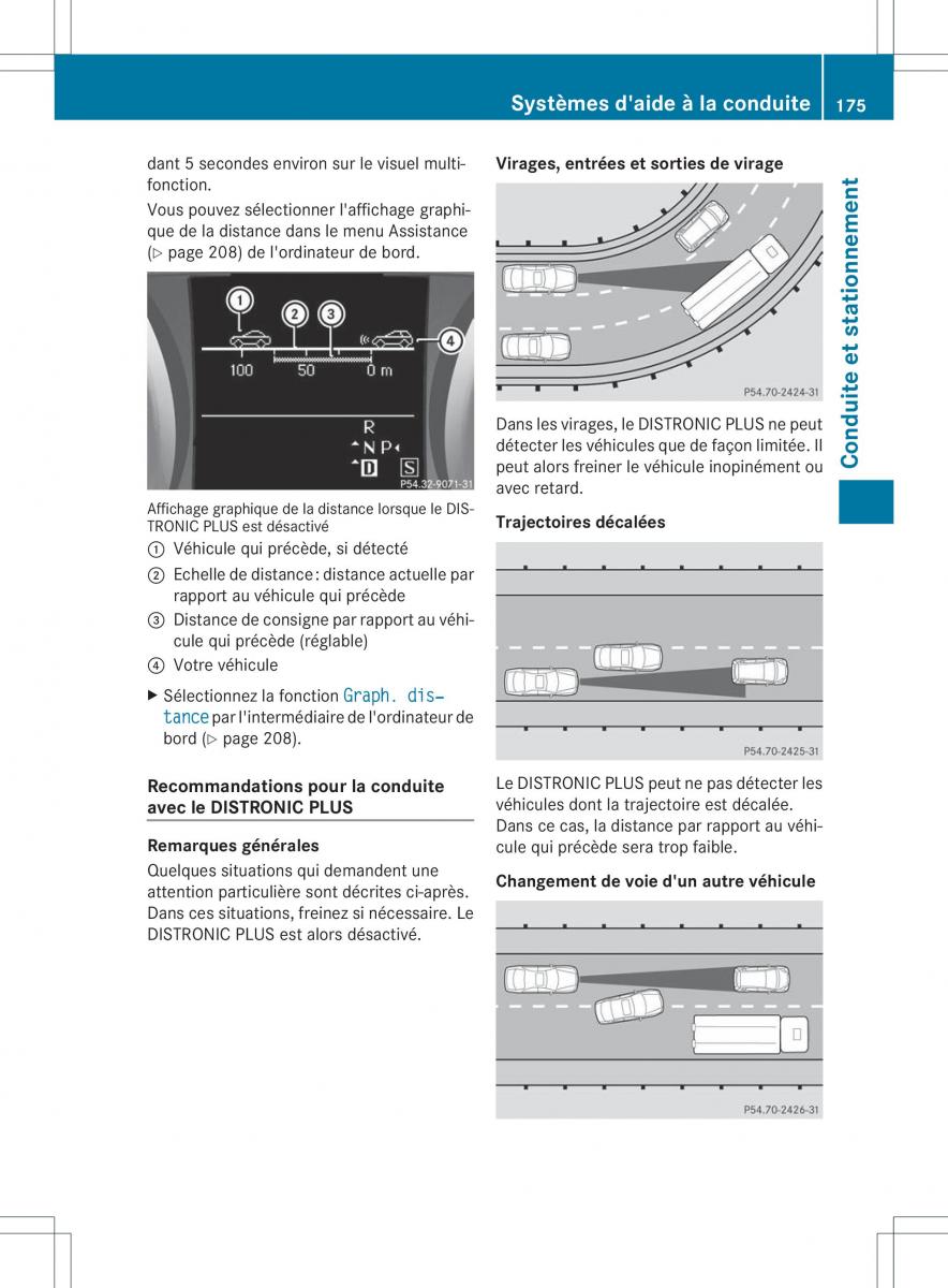 Mercedes Benz B Class W246 owners manual manuel du proprietaire / page 178