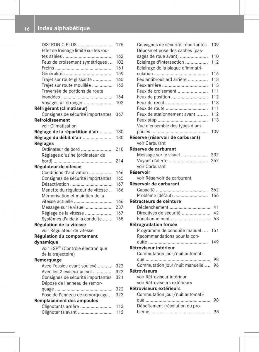 Mercedes Benz B Class W246 owners manual manuel du proprietaire / page 19