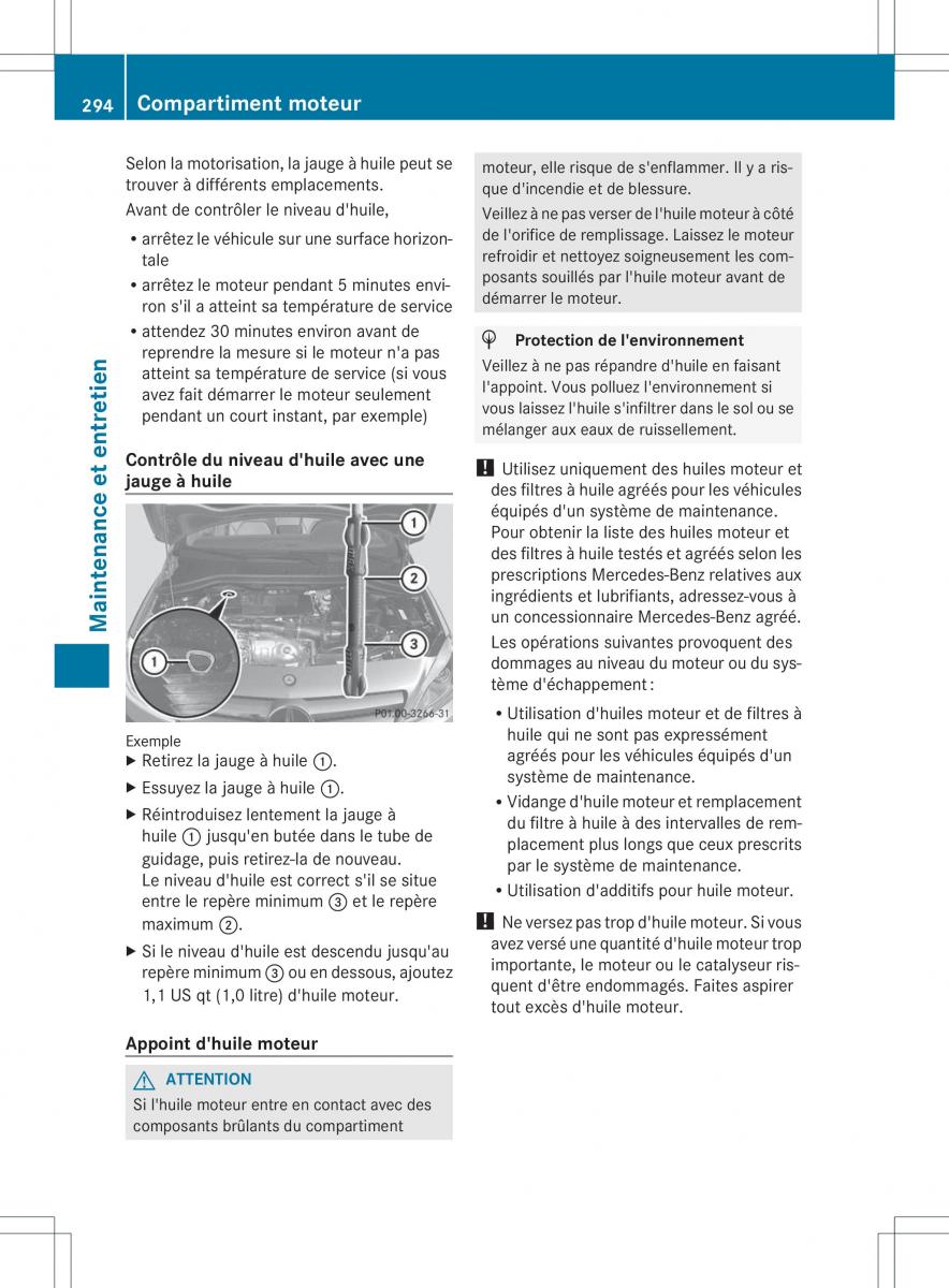 Mercedes Benz B Class W246 owners manual manuel du proprietaire / page 297