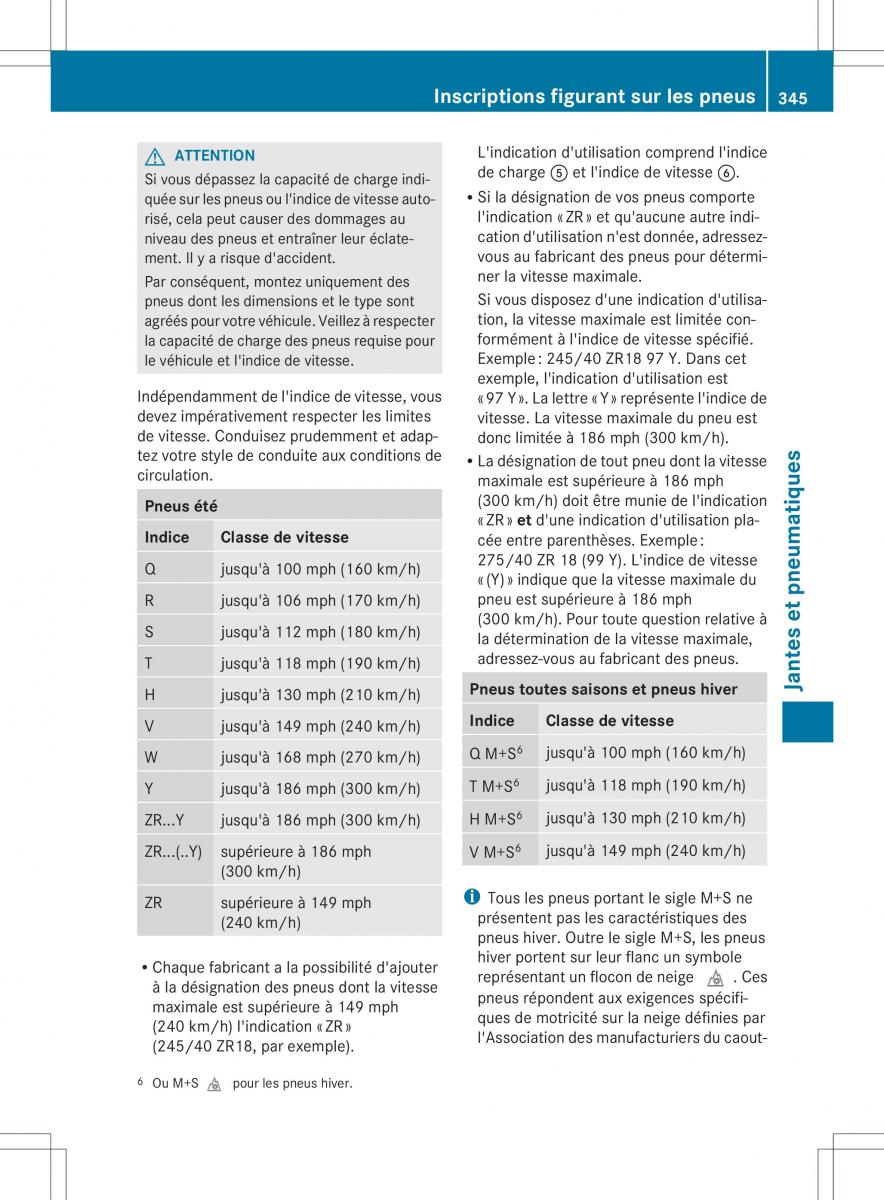 Mercedes Benz B Class W246 owners manual manuel du proprietaire / page 348