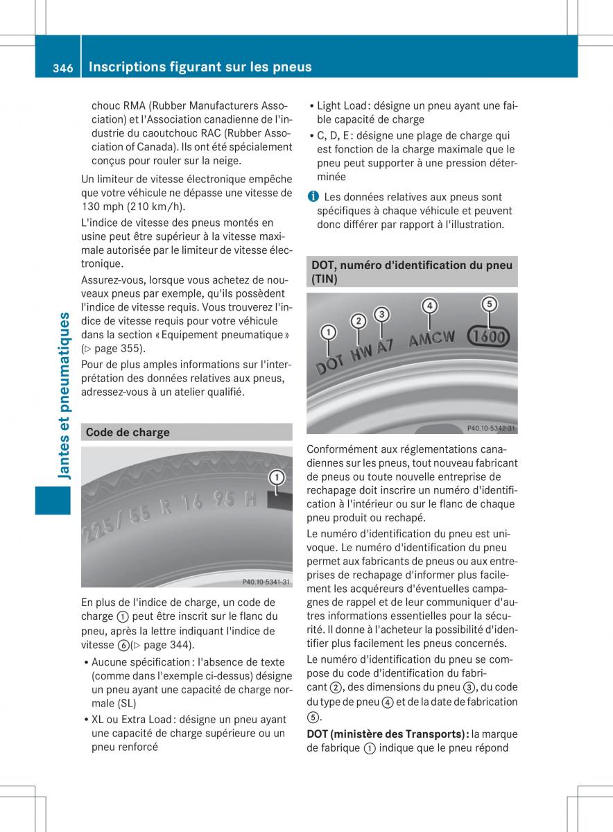 Mercedes Benz B Class W246 owners manual manuel du proprietaire / page 349