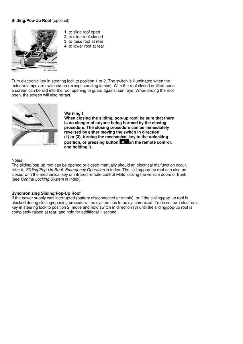 manual  Mercedes Benz C Class W202 owners manual / page 60