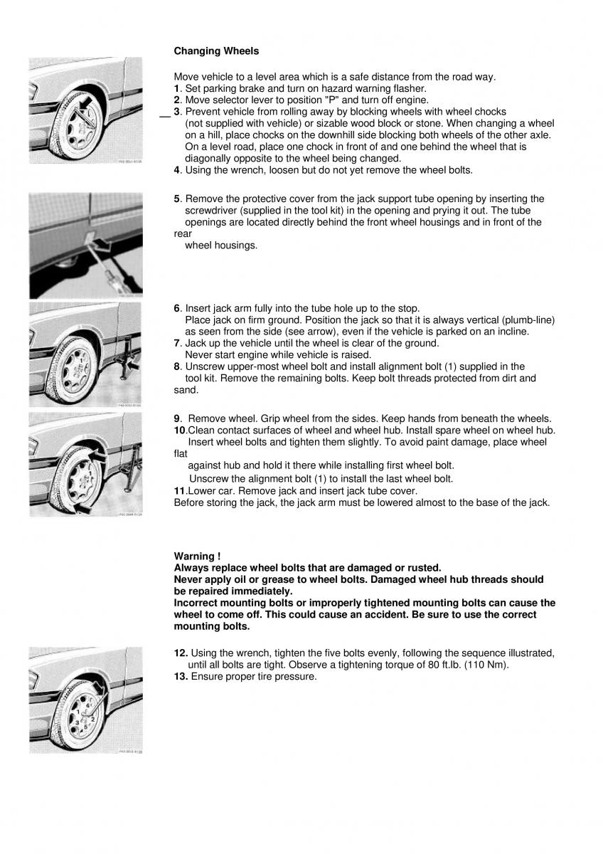 Mercedes Benz C Class W202 owners manual / page 94