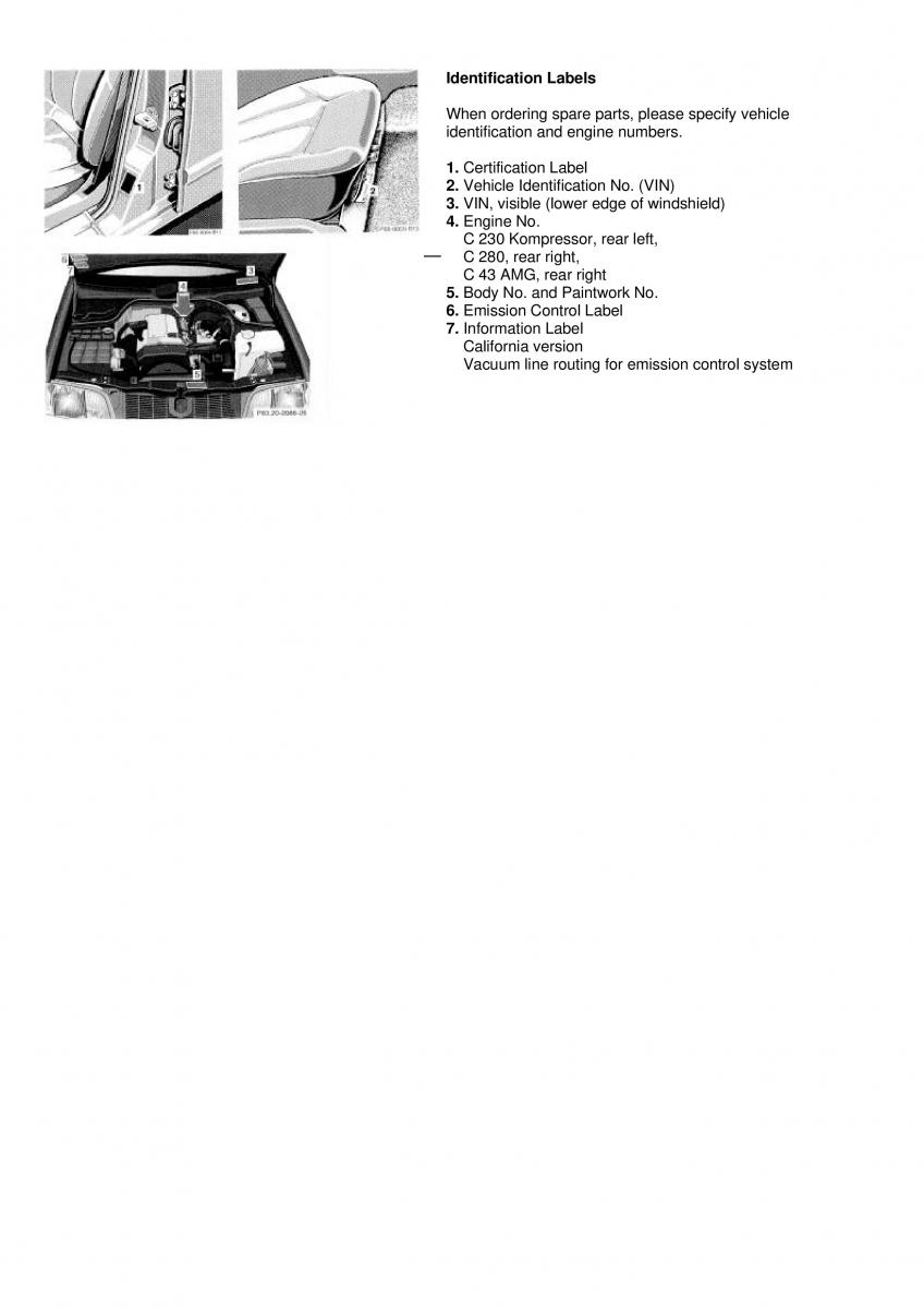 manual  Mercedes Benz C Class W202 owners manual / page 116