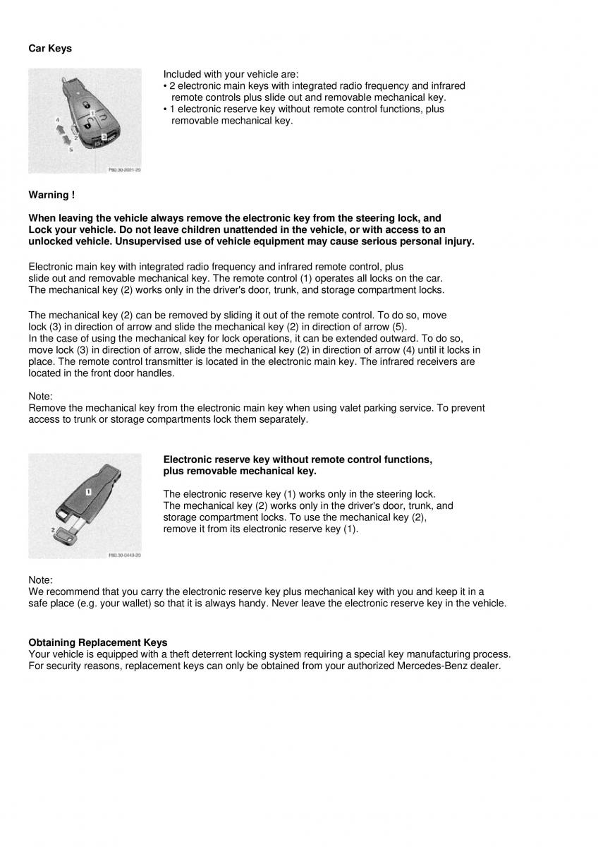 manual  Mercedes Benz C Class W202 owners manual / page 19