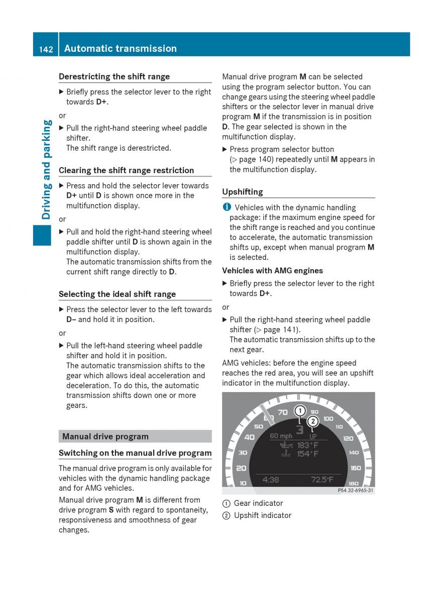 Mercedes Benz C Class W204 owners manual / page 144