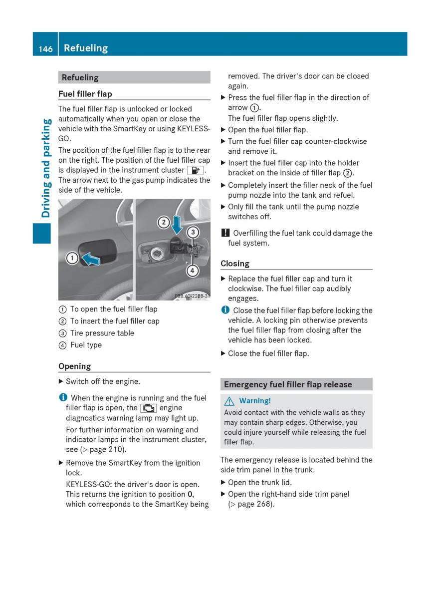 Mercedes Benz C Class W204 owners manual / page 148