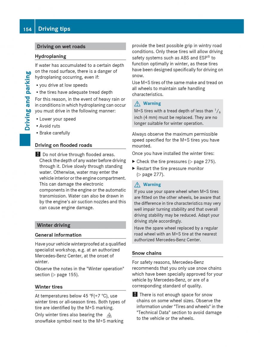 Mercedes Benz C Class W204 owners manual / page 156