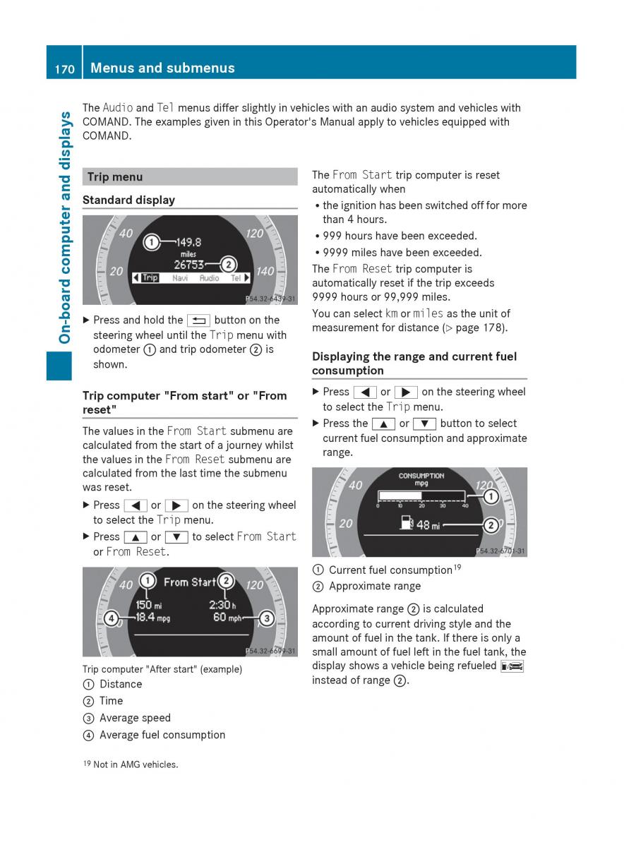 Mercedes Benz C Class W204 owners manual / page 172