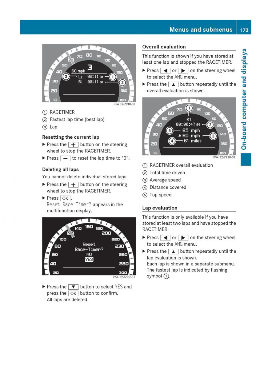 Mercedes Benz C Class W204 owners manual / page 175