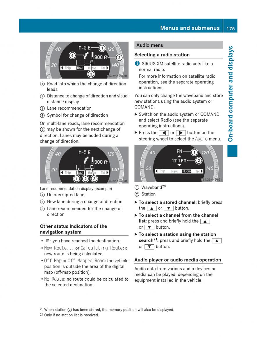 Mercedes Benz C Class W204 owners manual / page 177