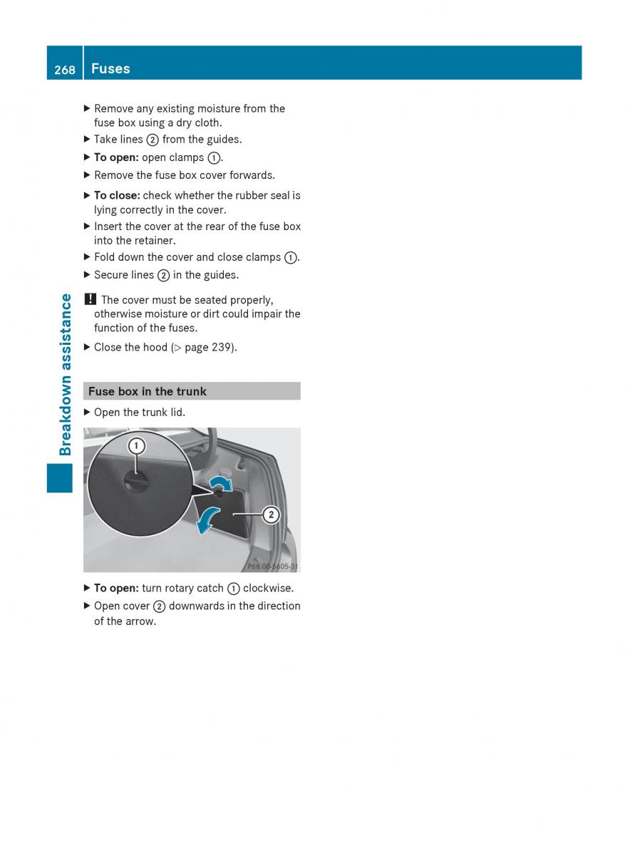 Mercedes Benz C Class W204 owners manual / page 270