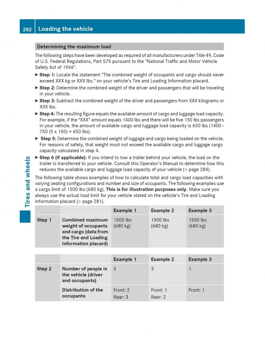 Mercedes Benz C Class W204 owners manual / page 284