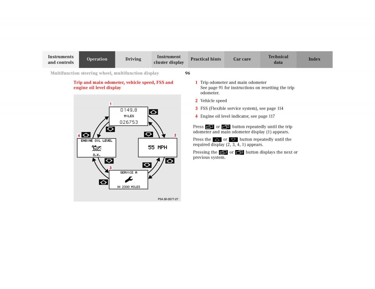 manual Mercedes E Mercedes Benz E Class W210 owners manual / page 99