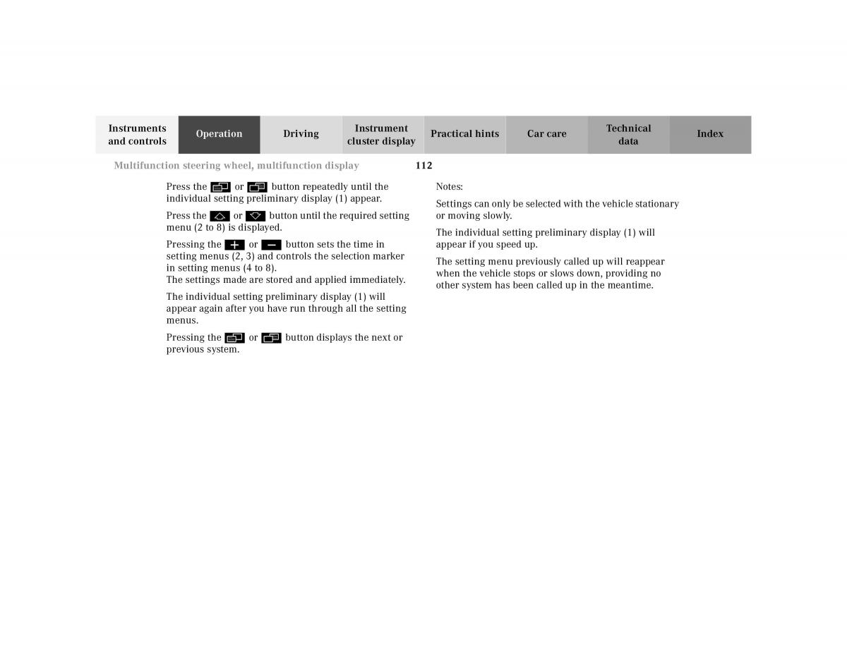 manual Mercedes E Mercedes Benz E Class W210 owners manual / page 115