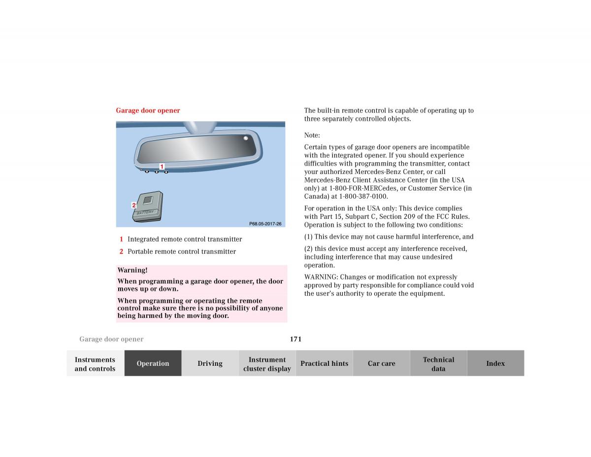 manual Mercedes E Mercedes Benz E Class W210 owners manual / page 174