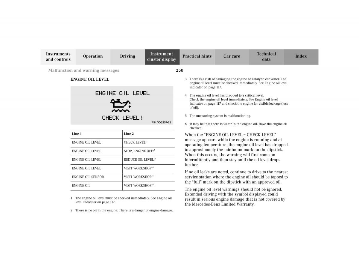 manual Mercedes E Mercedes Benz E Class W210 owners manual / page 253