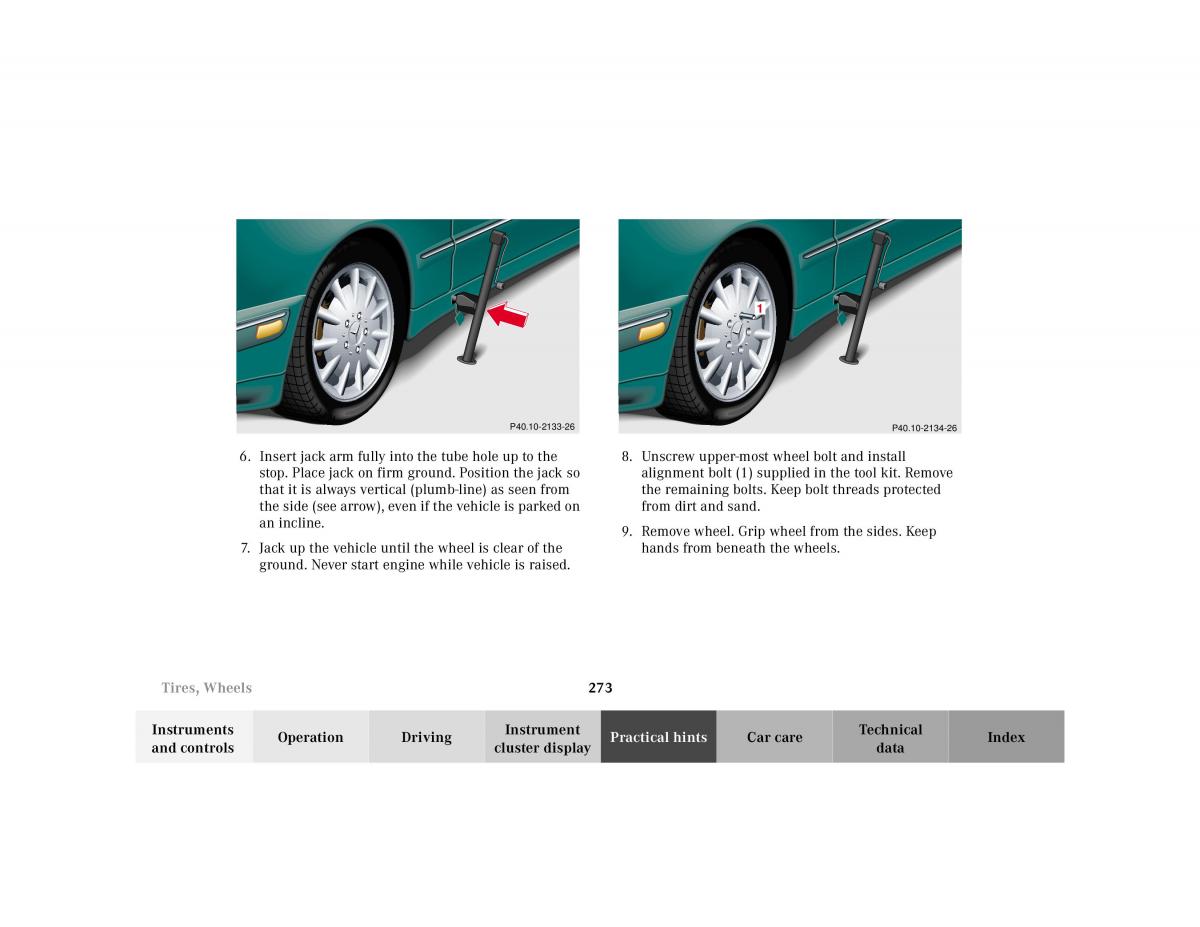 manual Mercedes E Mercedes Benz E Class W210 owners manual / page 276