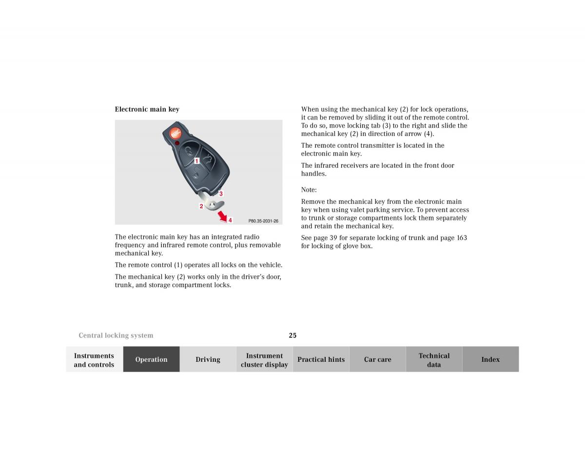 manual Mercedes E Mercedes Benz E Class W210 owners manual / page 28