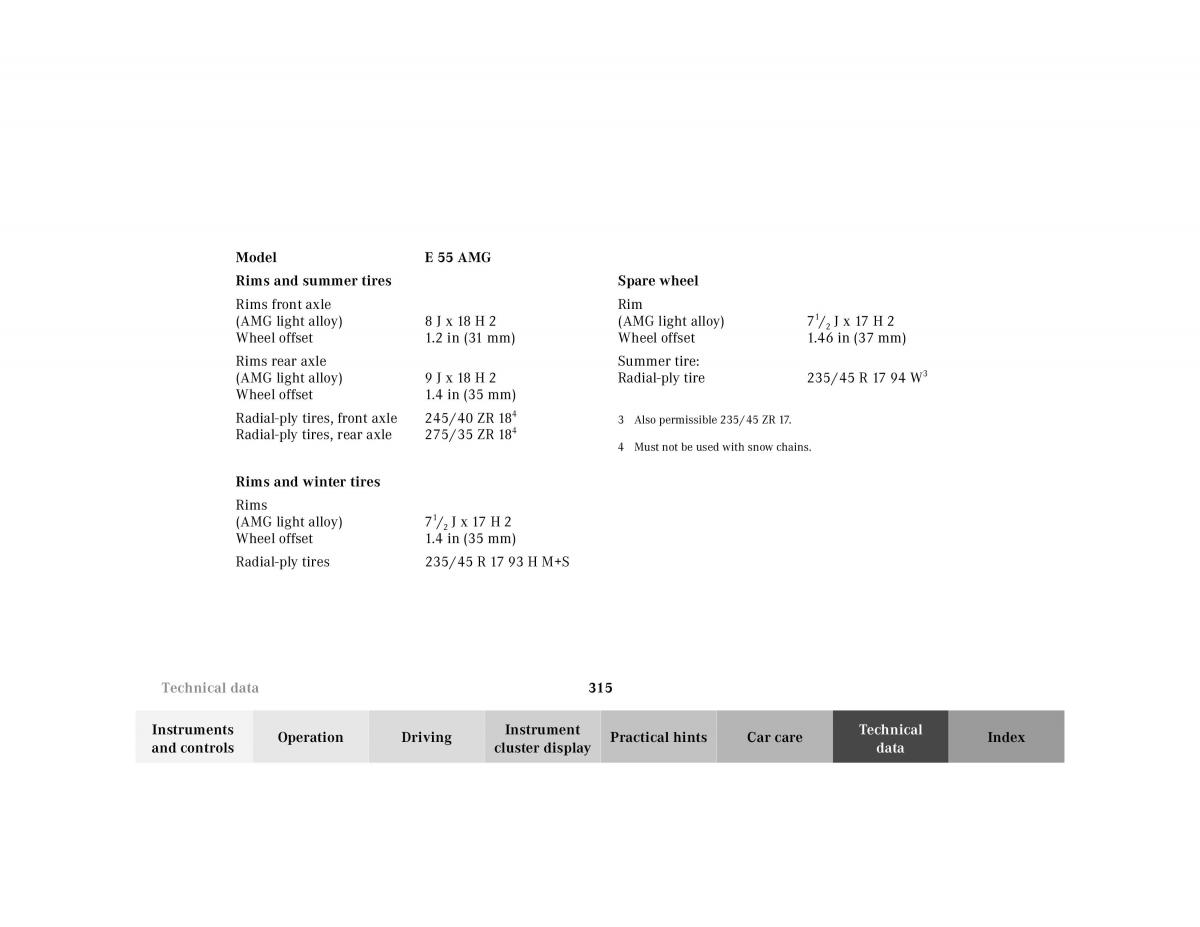 manual Mercedes E Mercedes Benz E Class W210 owners manual / page 318