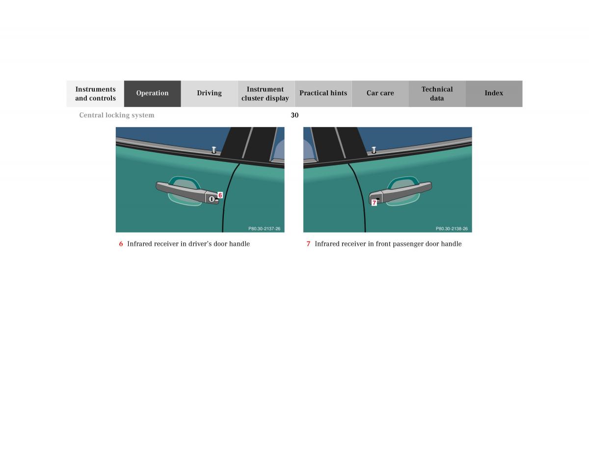 manual Mercedes E Mercedes Benz E Class W210 owners manual / page 33