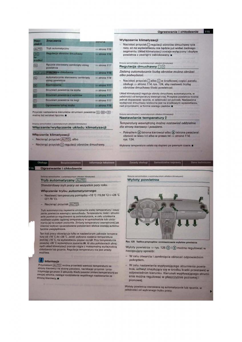 Audi A3 II 2 8P instrukcja obslugi / page 58