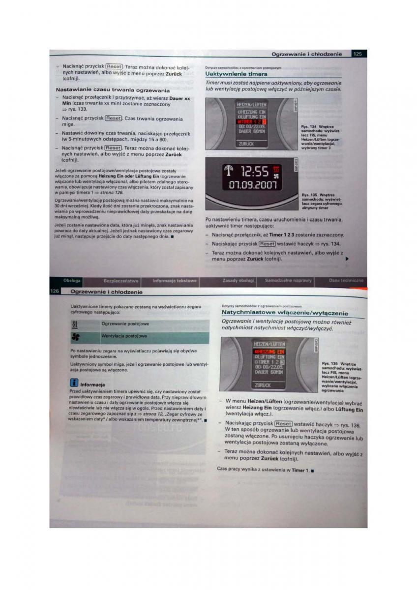 Audi A3 II 2 8P instrukcja obslugi / page 63